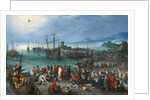 Harbor Scene with St. Paul's Departure from Caesarea, 1596 by Jan the Elder Brueghel