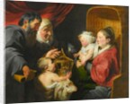The Virgin and Child with St. John and His Parents, c.1617-1618 by Jacob Jordaens