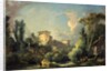 Landscape with Castle and Mill, c.1765 by Francois Boucher