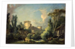 Landscape with Castle and Mill, c.1765 by Francois Boucher