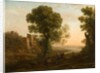 Landscape with Peasants Returning with Their Herds, c.1637 by Claude Lorrain (1600-82)