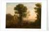 Landscape with Peasants Returning with Their Herds, c.1637 by Claude Lorrain (1600-82)