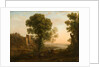 Landscape with Peasants Returning with Their Herds, c.1637 by Claude Lorrain (1600-82)