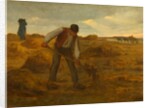 Peasant Spreading Manure, 1854-1855 by Jean Francois I Millet