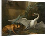 Swan Attacked by a Dog, 1745 by Jean-Baptiste Oudry