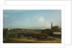 View of Dresden with the Hofkirche at Right, 1748 by Bernardo Bellotto