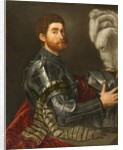 Portrait of a Man in Armour, c.1535-1540 by Paris Bordone