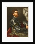 Portrait of a Man in Armour, c.1535-1540 by Paris Bordone