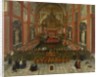 Benedict XIII Presiding over the Provincial Roman Synod of 1725, Basilica of St. John Lateran, 1725 by Pier Leone Ghezzi