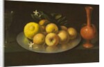 Still Life with Glass, Fruit, and Jar, c.1650 by Francisco de Zurbaran