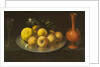 Still Life with Glass, Fruit, and Jar, c.1650 by Francisco de Zurbaran