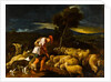 Jacob Watering Laban's Sheep before Peeled Branches, c.1612-1622 by Pedro Orrente