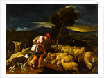 Jacob Watering Laban's Sheep before Peeled Branches, c.1612-1622 by Pedro Orrente