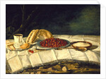 Still Life with Strawberries and Chocolate, c.1775-1790 by Juan Bautista Romero