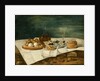 Still Life with Pasteries, Wine, and Eggs, c.1770-1790 by Juan Bautista Romero