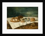 Still Life with Pasteries, Wine, and Eggs, c.1770-1790 by Juan Bautista Romero