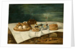 Still Life with Pasteries, Wine, and Eggs, c.1770-1790 by Juan Bautista Romero