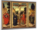 Cruifixion with the Virgin and Saints John the Evangelist, Peter, and Paul, c.1520-1540 by Juan de Borgona