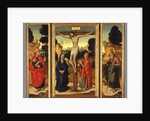 Cruifixion with the Virgin and Saints John the Evangelist, Peter, and Paul, c.1520-1540 by Juan de Borgona