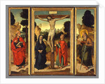 Cruifixion with the Virgin and Saints John the Evangelist, Peter, and Paul, c.1520-1540 by Juan de Borgona