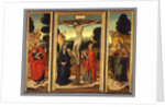 Cruifixion with the Virgin and Saints John the Evangelist, Peter, and Paul, c.1520-1540 by Juan de Borgona