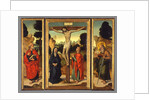 Cruifixion with the Virgin and Saints John the Evangelist, Peter, and Paul, c.1520-1540 by Juan de Borgona