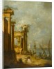 Roman Ruins Near the Lagoon, c.1765-1775 by Francesco Guardi