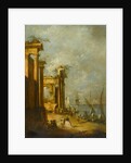Roman Ruins Near the Lagoon, c.1765-1775 by Francesco Guardi