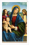 Madonna and Child with Two Angels, c.1495-1500 by Il Francia