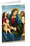 Madonna and Child with Two Angels, c.1495-1500 by Il Francia