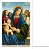 Madonna and Child with Two Angels, c.1495-1500 by Il Francia