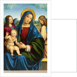 Madonna and Child with Two Angels, c.1495-1500 by Il Francia