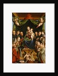 Madonna and Child Enthroned with Saints and Donors, 1552 by Bernardino Lanino