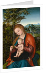 Madonna and Child in a Landscape, c.1518 by Lucas the Elder Cranach