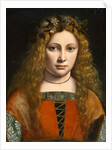 Portrait of a Young Girl Crowned with Flowers, c.1490 by Giovanni Antonio Boltraffio