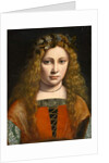 Portrait of a Young Girl Crowned with Flowers, c.1490 by Giovanni Antonio Boltraffio