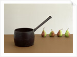 Pan & Four pears 2005 by Norman Hollands