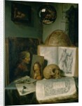 Still Life with a Skull by Gerard Dou