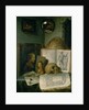 Still Life with a Skull by Gerard Dou