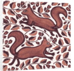 Beechnut Squirrels, 2002 by Nat Morley