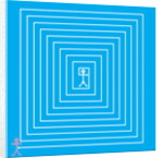 Male Maze Icon, 2006 by Thisisnotme Thisisnotme