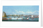 View of the Waterfront at Canton, c.1855 by School Chinese