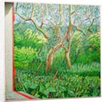 The Orange Edge of the Barn, 2011 by Noel Paine