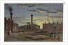 Gasworks at Sunset, c.1850 by Samuel Bough