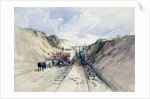 Digging a Cutting on the Great Western Railway, 1841 by George Childs