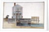 Float wheel driving a corn mill by English School