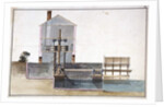 Float wheel driving a corn mill by English School
