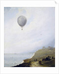 Balloon Over Cliffs, Dover, 1840 by E.W. Cocks