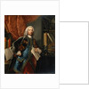Portrait of a gentleman in his study with scientific instruments, c.1750 by English School