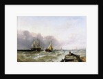 Shipping Off the Dutch Coast, c.1830 by William Clarkson Stanfield